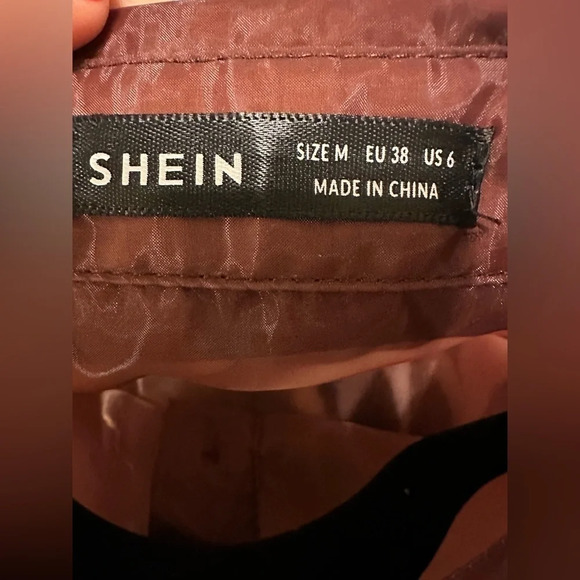 SHEIN brown see through top - size M - Picture 5 of 6